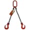Hsi Two Leg Chain Slng, 3/4 in dia, 28ft L, Oblong Link to Slng Hook, 61,100lb Lmt 10DOS3/4-28 - alternate 1
